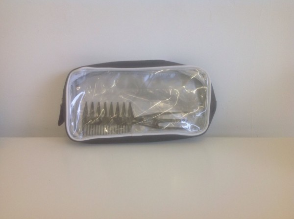 TIGI Bed Head Toiletries Travel Bag With Multi-Use Comb